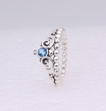 Anello diadema blu PANDORA