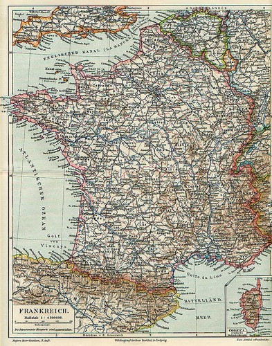 Francia cartina geografica - cartina,
