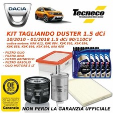 KIT TAGLIANDO PER DACIA DUSTER