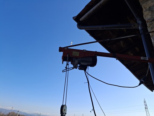 Paranco elettrico 220v - paranco,