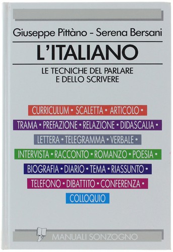 Italiano tecniche del - l'italiano.,