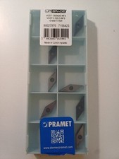 N. 7 Inserti Pramet VCGT 130302E-NF2 T7325 – 7 pezzi – Tornitura finitura CNC
