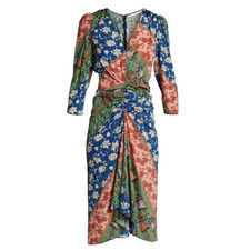 Abito midi in seta Veronica