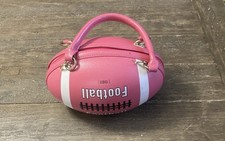 Vintage football shaped purse - vintage,