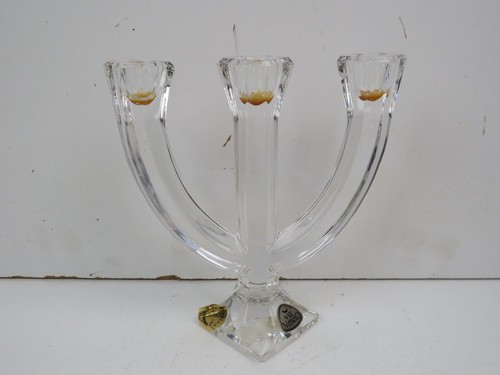 Vecchio candelabro vetro - vecchio,