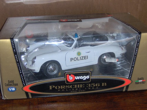 Porsche 356 polizei bburago - porsche,
