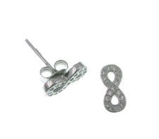 INFINITY 925 Silver White CZ