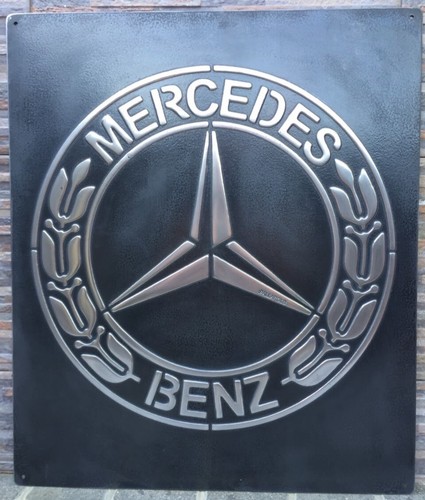 Vintage mercedes benz metal - mercedes,