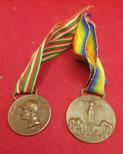 Coppia medaglie prima guerra - coppia,