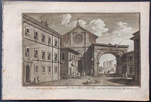 Stampa antica giuseppe vasi - stampa,