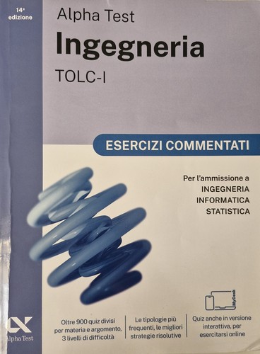 Alpha test ingegneria tolc - alpha, tolc-i
