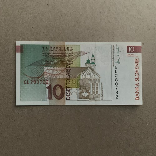 Slovenia tolarjev moneta - 10,