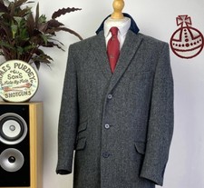 Giacca soprabito Harris tweed