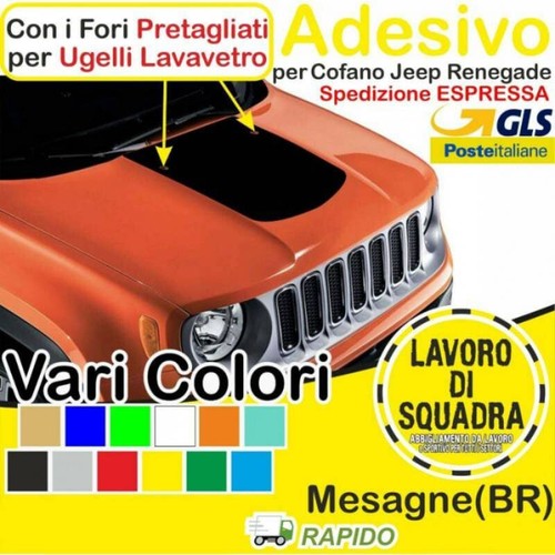 Adesivo cofano jeep renegade - adesivo,