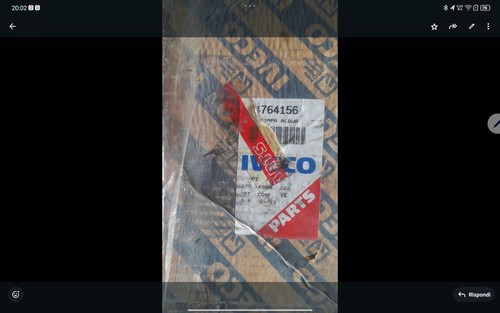 Iveco 4764156 pompa acqua - pompa,
