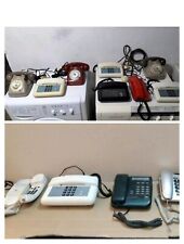 Stock C.ca 20 Vecchi Telefoni Fissi Vintage Da Collezione Sip Siemens E Starlite