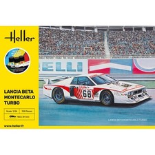 Starter Kit Heller Lancia Beta Montecarlo Turbo 1/24 : Kit Complet, Déco 1979, D