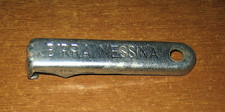 Apribottiglie BIRRA MESSINA in metallo - cavatappi vintage da collezione