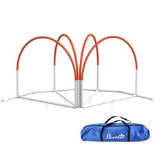 PawHut Set Agility Dog 4pz con