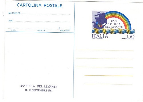 C187 cartolina postale - c187,