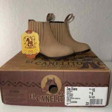 Canelito Botín Charro Piel