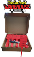 Tag chiave plastica rossa x 200 officina garage fissaggio autobloccante vendita auto bici