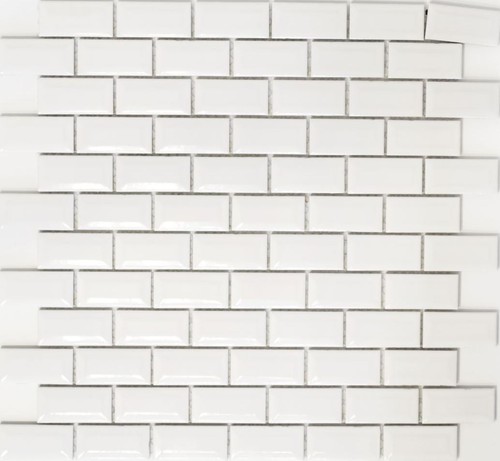 Mosaico ceramica bianco - mosaico, in