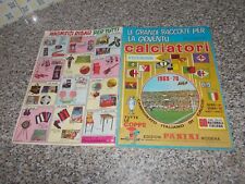 ALBUM CALCIATORI PANINI 1969-70 1970 COMPLETO ORIGINALE OTTIMO + CEDOLA SUVA