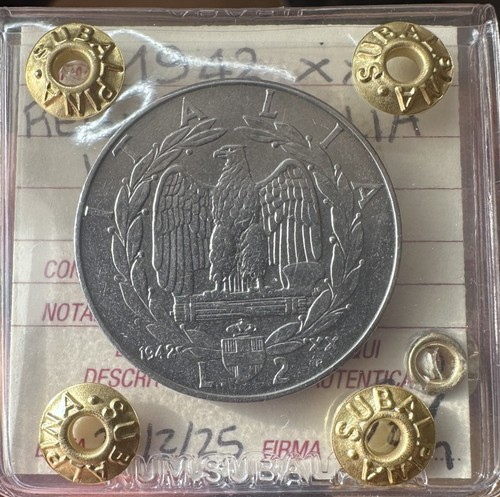 Regno italia impero 2 lire - italia,