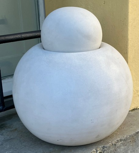Vaso coperchio scultura franco - vaso,