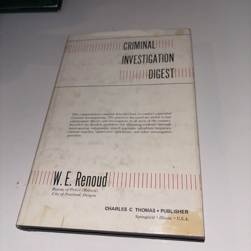 Criminal investigation digest - criminal,