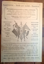 Tappezzerie,Bandiere,Salotto e Camere da Letto/Pranzo-Milano 1924 Catalogo N.126