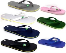 CIABATTE INFRADITO UOMO DONNA BAMBINI SANDALI GOMMA Mare BANDIERA BASILE BRASIL