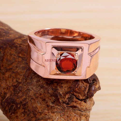 Naturale granato gemma - naturale, 18k