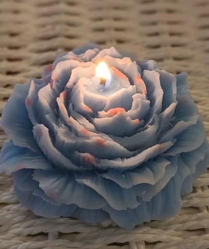 Candela fiore peonia - candela, di