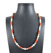 Collana in Corallo Rosso e