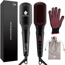 2 in 1 Spazzola Lisciante Ferri Piastra per Capelli Lisci e Setosi Liscia MCH