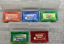 NINTENDO POKEMON VERDE FOGLIA SMERALDO ZAFFIRO ROSSO FUOCO GBA VEDI DESCRIZIONE