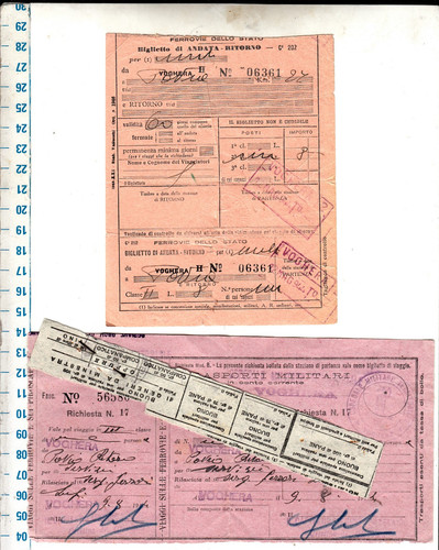 Biglietto rsi 1944 voghera - biglietto,