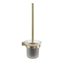 Scopino WC con ciuffo in setole da muro in acciaio inox e Cromall TN33-03 Gedy s