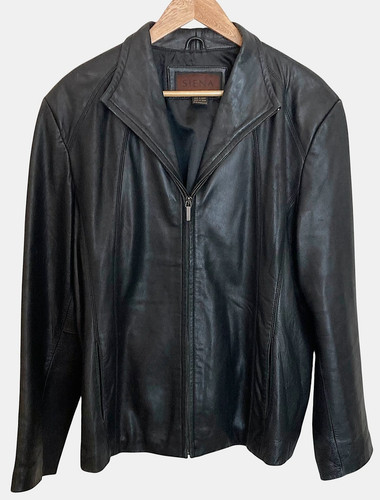 Giacca pelle vintage siena - pelle,