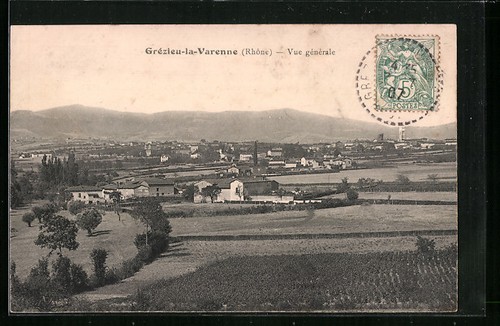 Cpa grézieu varenne vue - cpa,