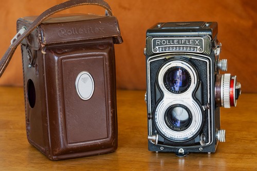 Rolleiflex fotocamera medio - fotocamera,