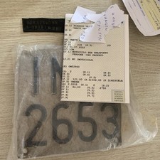 LIBRETTO DI CIRCOLAZIONE Targa E Lamierato PIAGGIO VESPA 125 Fl2 Vmx7t Da Passag