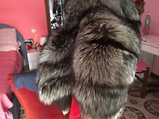 Stola Elegante Di Volpe Argentata