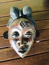 maschera africana antica In Terracotta
