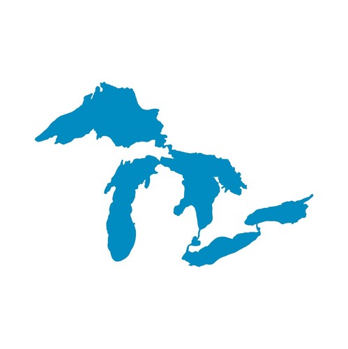 Adesivo michigan grandi laghi - grandi,