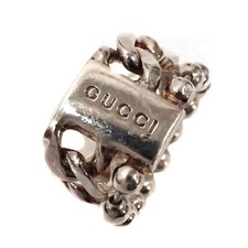 Gucci W Catena Logo Anello