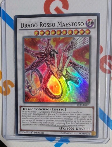 Drago rosso maestoso oh - rosso, yu-gi-oh