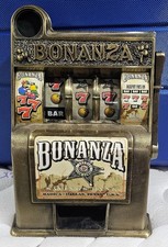 Mini Slot Machine Nevada Bonanza Metal Bank Casinò Testato 3553 Vintage Trl7
